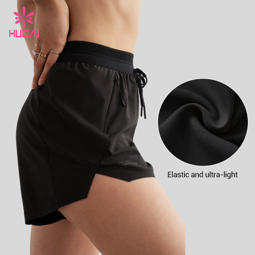 Custom Drawstring Running Shorts with Mesh Waistband for OEM Buyers