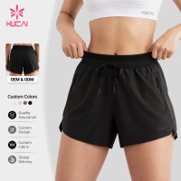 Custom Drawstring Running Shorts with Mesh Waistband for OEM Buyers