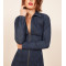 Wholesale women new design long sleeves jean skirts denim dress