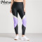 Wholesale women mid rise color block sports wear active fitness leggings
