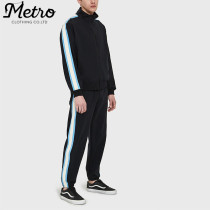 OEM Activewear Mens Sports Side Stripe Slim Fit Jogger Sweat Suits