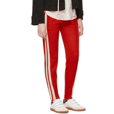 Custom Men Elastic Waistband Side Stripes Sport Track Pants