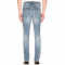 Mens Washed Ripped Knee Skinny Fit Denim Jeans