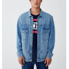 New style wholesale men light blue vintage jeans fashion denim jackets