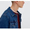 Wholesale new design jeans fashion dark blue denim jackets for men