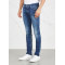 Wholesale mens blue distressed skinny denim jeans pants