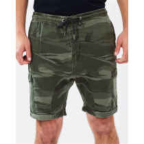 Custom Wholesale Mens Drop Crotch Camo Cargo Shorts