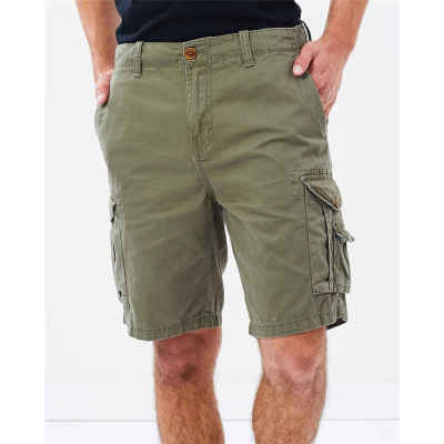 Custom Mens Side Pockets Washed Cargo Shorts