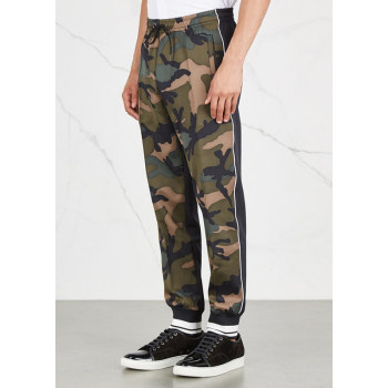 Wholesale mens camouflage print workout running jogger sweat pants