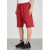 OEM Red Mens Gym Wear Stripe Sports Basketball Jogger Shorts Pants