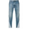 Mens Light Blue Washed Ripped Denim Jeans