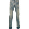 Custom Mens Vintage Washed Denim Jeans