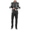 Custom Mens Color-blocking Faux Leather Jackets