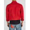 Wholesale mens 100% red cropped jeans denim jackets