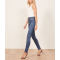 Wholesale fashion women high rise front zipper denim jeans