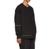 Custom Mens Oversized Black Zippered Sweatshirts