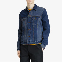 Wholesale mens fashion blue two-tone style denim jackets