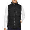 Custom Mens Stand Collar Quilted Winter Vests