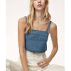 Wholesale women fahsion sexy denim cropped tank top