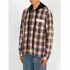 Custom Mens Oversized Hooded Checked Cotton Shirts