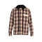 Custom Mens Oversized Hooded Checked Cotton Shirts