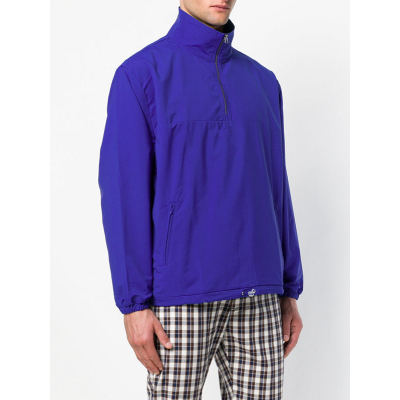 Wholesale mens pullover oversized windbreaker jackets