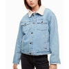 Wholesale womens 100% cotton winter classic denim jackets