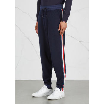 Wholesale mens sports wear side stripe jogger pants