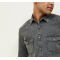 Wholesale mens long sleeves cotton grey classic denim shirts