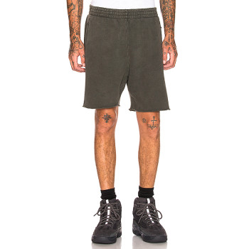 Custom Mens French Terry Raw Washed Shorts