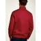 Wholesale mens red side stripe 100% cotton workout wear track jackets