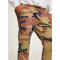 Custom mens camouflage skinny cargo track jogging pants
