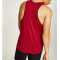 Wholesale mens 100% cotton red slim fit sports wear tank