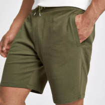 Custom Mens Cotton French Terry Slim Fit Shorts