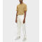 Wholesale mens drawstring white workout wear track jogger pants
