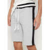 OEM mens side stripe drawstring loose fit basketball running shorts