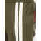 Custom Mens Green Side Stripe Cotton Track Pants