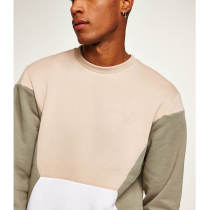 Custom mens color block pullover hoodies sweatshirts