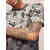 Custom Mens Camo Sublimation Printed Dipped T shirts