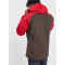 Custom Mens Red & Brown Waterproof Nylon Jackets