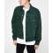 Wholesale fahion clothes mens green denim jackets