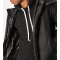 Custom Mens Winter Quilted Puffer Jackets With Hood