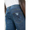 Custom mens slim fit skinny ripped jeans pants