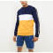 Custom mens polyester fashion color block slim fit sweatshirts