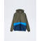 Custom mens 100% nylon color block track windbreaker jackets