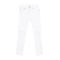 Custom mens washed white ripped skinny jeans pants