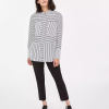 Custom Women Casual Loose Striped Shirts