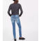 OEM Womens Embroidered Light Wash Skinny Jeans