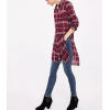 Custom Women Casual Overlong Checked Shirts