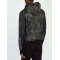 OEM Design Mens Camo Print Quilted Hooded Bomber Jackets